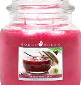 Goose Creek - Jahodový džem Svíčka ve skle 450 g