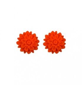 Flowerski Náušnice Orange neon, 1 pár