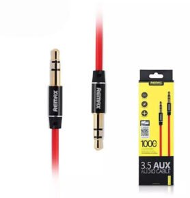 AUX audio kabel 3.5 1m Remax RL-L100 červený