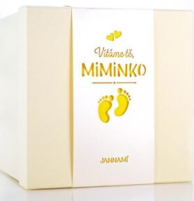 Jannami MimiBox - prázdný dárkový box s hračkou Žlutý box - překvapení