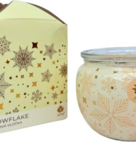 ARÔME - Sněhová vločka Vonná svíčka 90 g