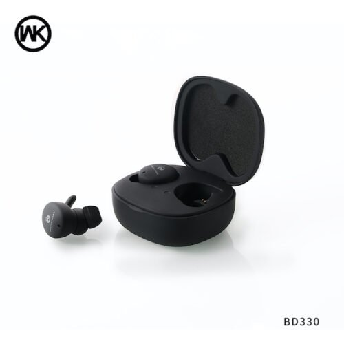 Bezdrátová sluchátka s nabíjecí krabičkou WK Design BD330 Černá
