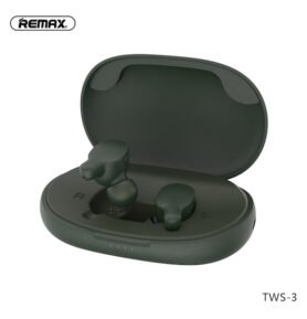 Bezdrátová stereo sluchátka s nabíjecí krabičkou Remax TWS-3 Barva: Černá