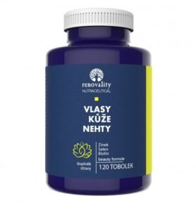 Renovality Vlasy, kůže, nehty - doplněk stravy, 120 tobolek