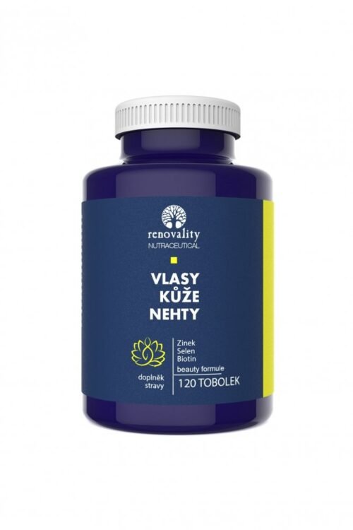 Renovality Vlasy, kůže, nehty - doplněk stravy, 120 tobolek