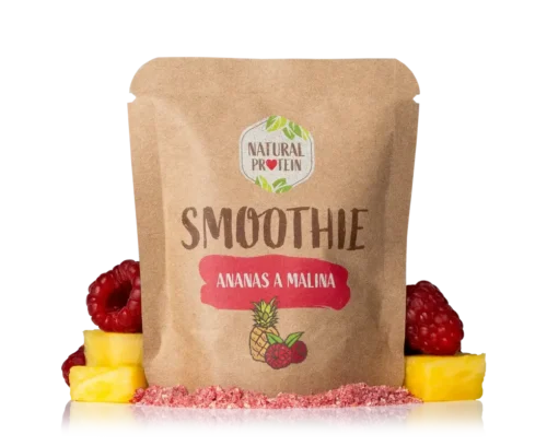NaturalProtein Smoothie - Ananas a Malina, 20g