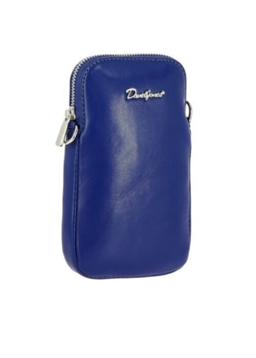 David Jones Dámská mini crossbody kabelka David Jones 6937-1 různé barvy Barva: Modrá
