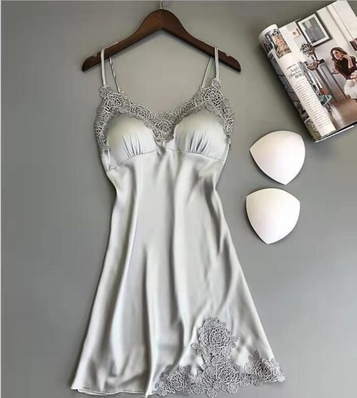 Love by love Dámská noční košilka šedá Velikost: L-XL