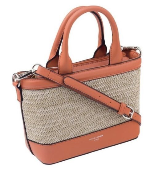 David Jones Dámská slaměná kabelka David Jones CM5726, různé barvy Barva: Coral