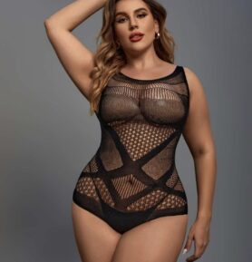 Vaqua Dámské BODYSTOCKING PLUS SIZE 86013