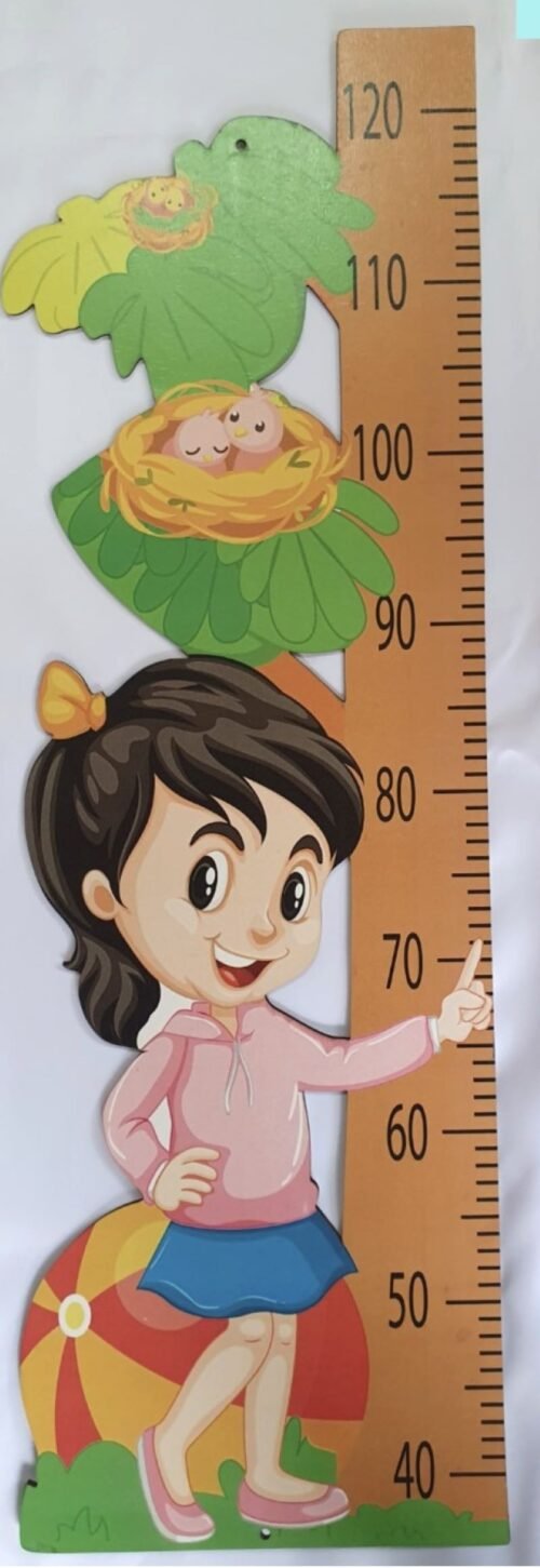 Hobi Toys Dětský růstový metr Holčička