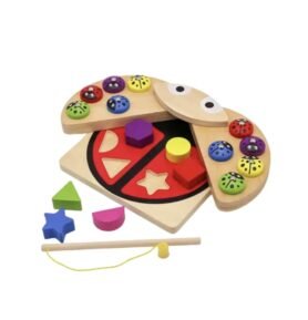 Hobi Toys Dřevěná interaktivní vkládačka Beruška