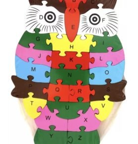 Hobi Toys Dřevěné vzdělávací puzzle Sova
