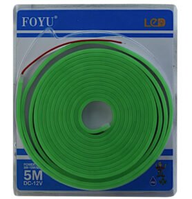 DZL SJ-2186G NEON LED PÁSEK 12V 5M ZELENÝ 