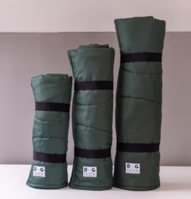 DogDock Cestovní deka BASIC pro psy - zelená velikost S (80x60cm)