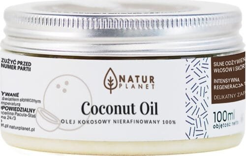 Natur Planet - Kokosový olej nerafinovaný Kokosový olej 100 ml