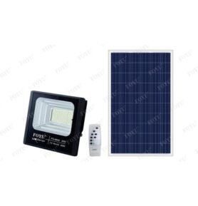 FOYU FO-40 reflektor s venkovním solárním panelem IP67 s dálkovým ovládáním s časovačem studená bílá 40w
