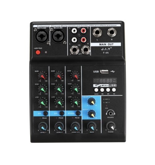 FOYU FOYU FO-M004 4-Kanálový mixážní audio pult