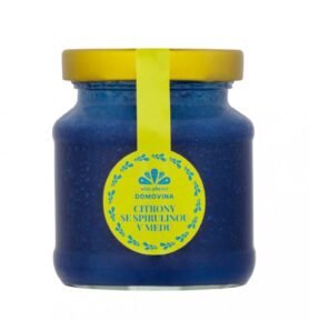 Včelařství Domovina Med citrony a spirulinou, 180g