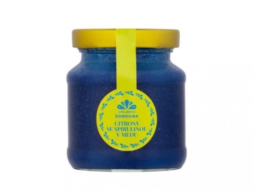 Včelařství Domovina Med citrony a spirulinou, 180g