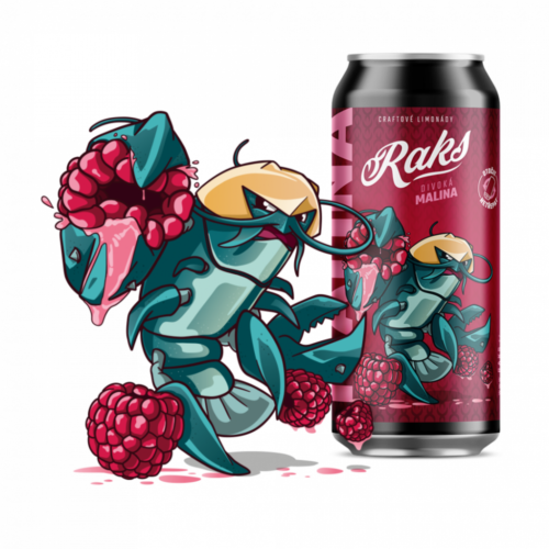 Raks Limonáda Divoká malina, 500ml