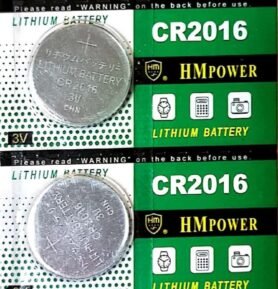 HMPOWER CR2016 lithium knoflíková baterie 5ks - 3V