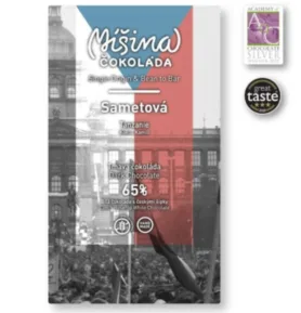 Míšina čokoláda Sametová 65% Tmavá, 50g