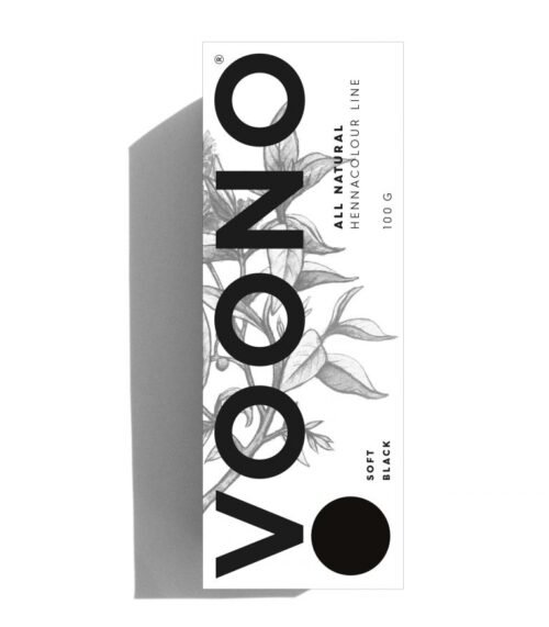 Voono Barva na vlasy - Soft Black, 100g