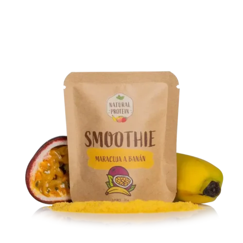 NaturalProtein Smoothie - Maracuja a Banán, 20g