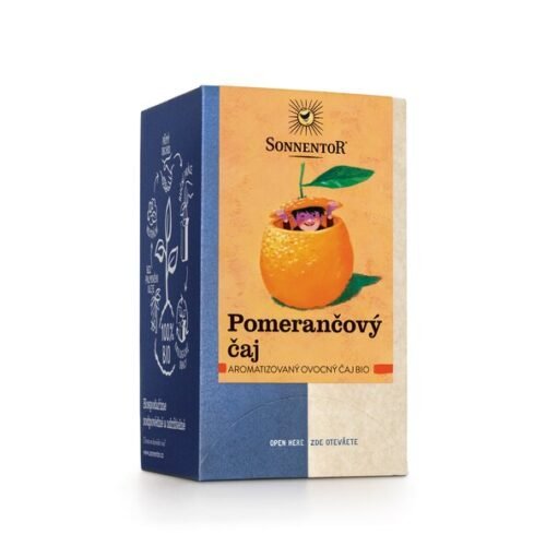 Sonnentor Pomerančový čaj aromatizovaný ovocný čaj bio, porcovaný, 32,4g