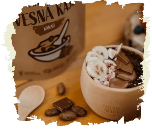 NaturalProtein Proteinová ovesná kaše - Kakao, 60g