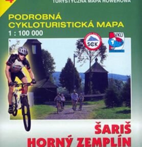 Šariš Horný Zemplín 4 cyklomapa - kolektiv autorů