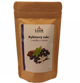 Lussk Rybízový cukr s vanilkou a skořicí, 150g