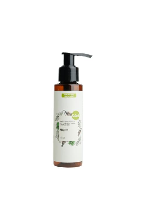 Kvitok Jemný sprchový gel s probiotickým komplexem - Mojito, 100ml
