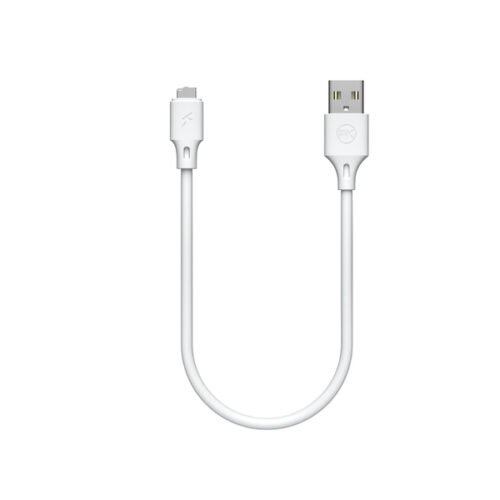 Micro USB datový kabel 25 cm WK Design WDC-105m Bílý