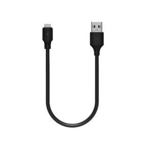 Micro USB datový kabel 25 cm WK Design WDC-105m Černý