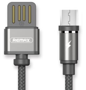 Micro USB datový kabel s LED light magnetický Remax RC-095m Černý