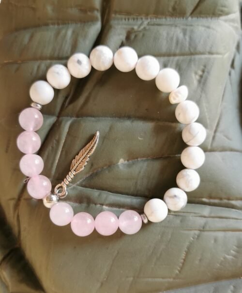 Handmade Minerální náramek Howlite