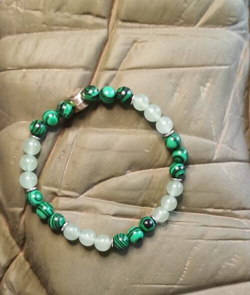 Handmade Minerální náramek Malachite