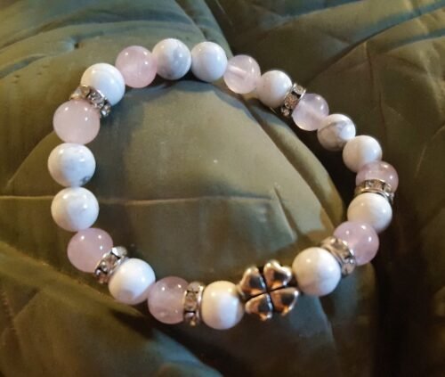 Handmade Minerální náramek Rose Quartz