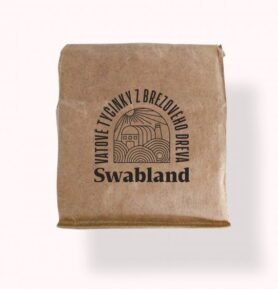 Swabland - vatové tyčinky z březového dřeva - 200ks