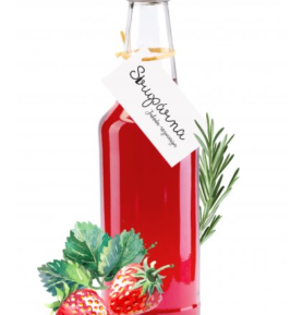Sirupárna Jahoda & rozmarýn sirup, 500ml