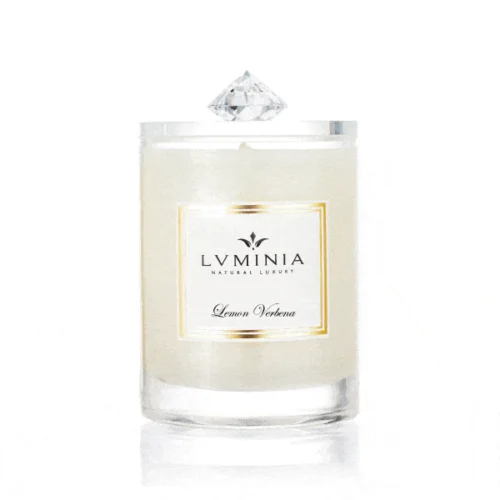 Luminia Přírodní vonná svíčka Lemon Verbena, 90g