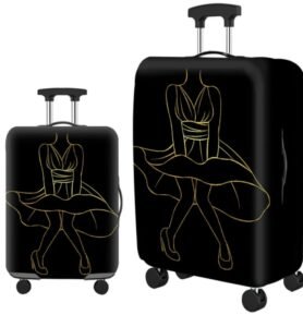 Lamer Ochranný obal na kufr Marylin, černý Velikost: M