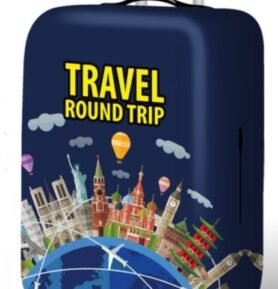 Lamer Ochranný obal na kufr Tavel round trip, modrý Velikost: M