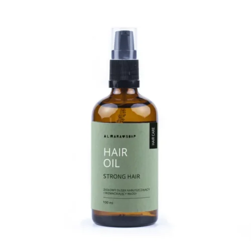 Almara Soap Hair Oil Strong Hair - Bylinný olej pro lesk a posílení vlasů , 100ml