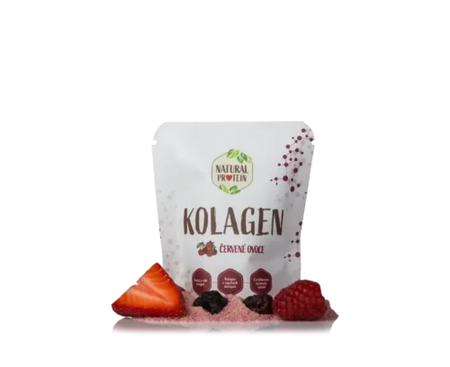 NaturalProtein Kolagen - Červené ovoce, 10g