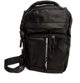 Lamer Pánská crossbody taška přes rameno / batoh s USB portem 3056