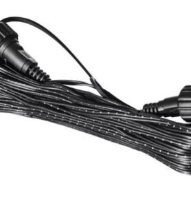 DZL Prodlužovací kabel pro LED řetězy, 5m, černý
