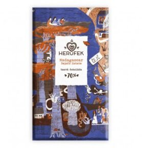 Herůfek Čokoláda tmavá 70% single origin Bejofo Estate BIO MADAGASCAR, 50g